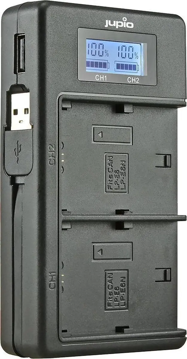Jupio USB Dedicated Duo Charger LCD