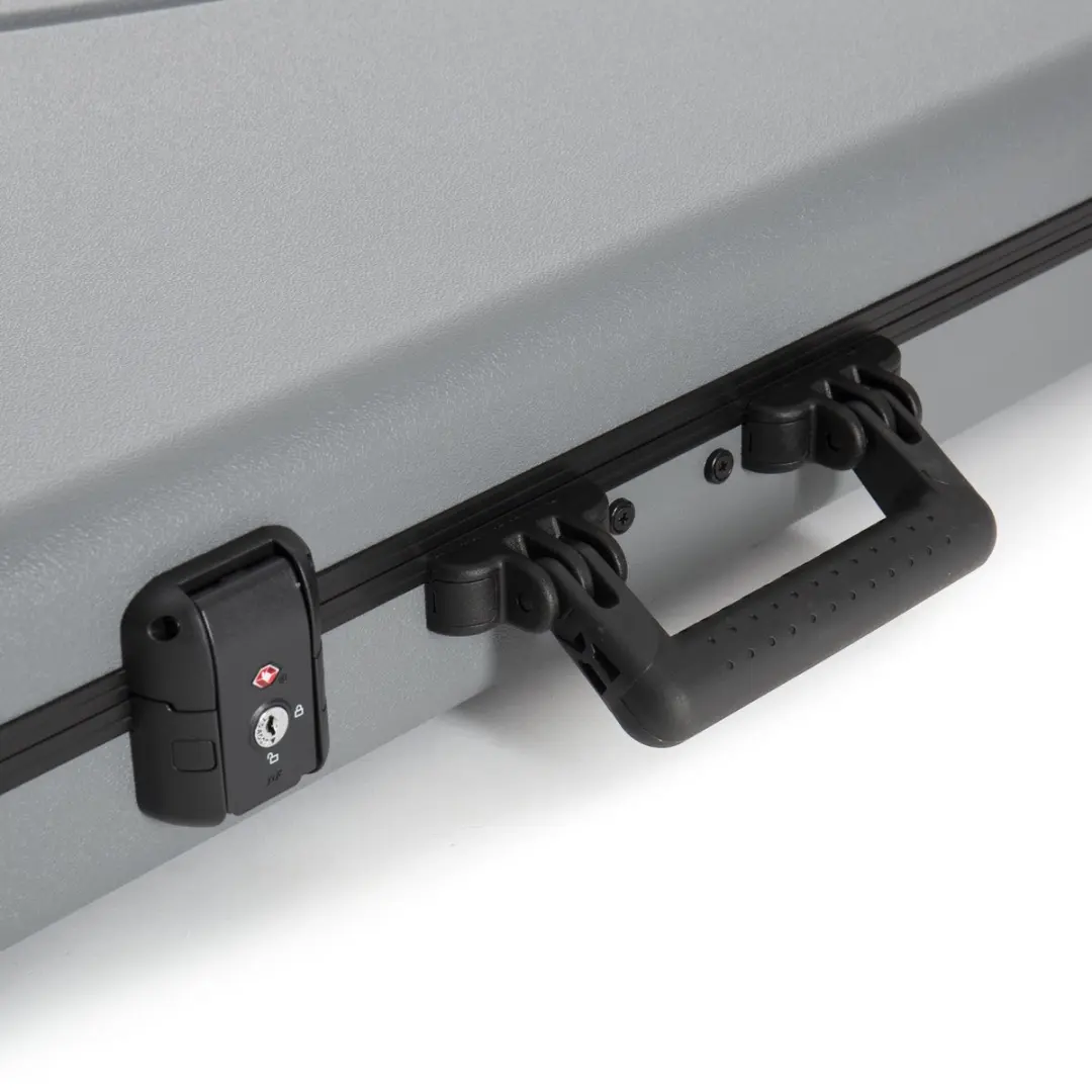 Fender Deluxe Molded Case - Koffer voor elektrische gitaren - Zilver/Blauw