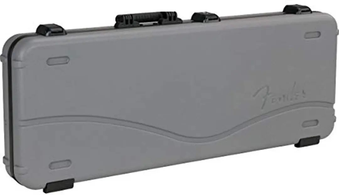 Fender Deluxe Molded Case - Koffer voor elektrische gitaren - Zilver/Blauw