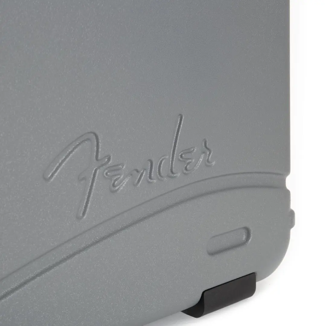 Fender Deluxe Molded Case - Koffer voor elektrische gitaren - Zilver/Blauw