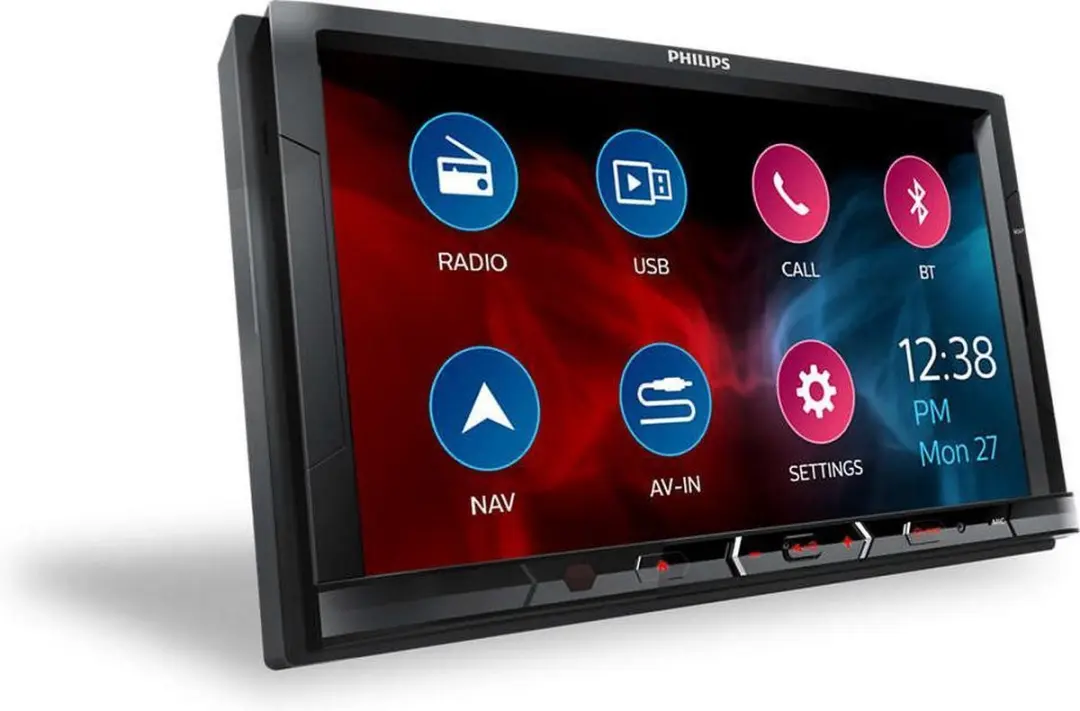 Philips Sound CE600N Autoradio - Dubbel Din - 6x50W - Zwart