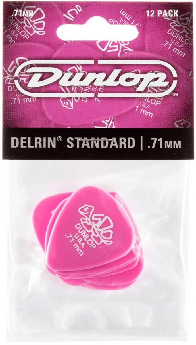 Dunlop 41P71 Delrin Plectrum 0.71mm