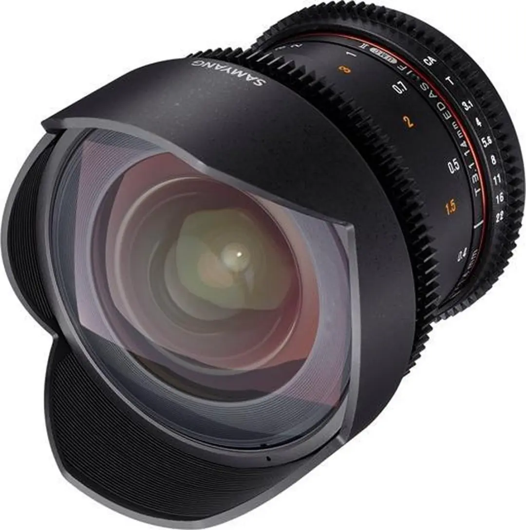 Samyang 14mm T3.1 VDSLR ED AS IF UMC II Groothoeklens - Nikon
