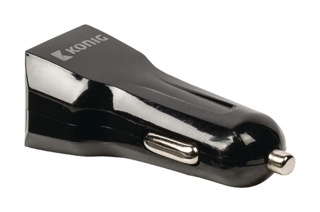 Konig Autolader 9250 USB 1.2A - Zwart