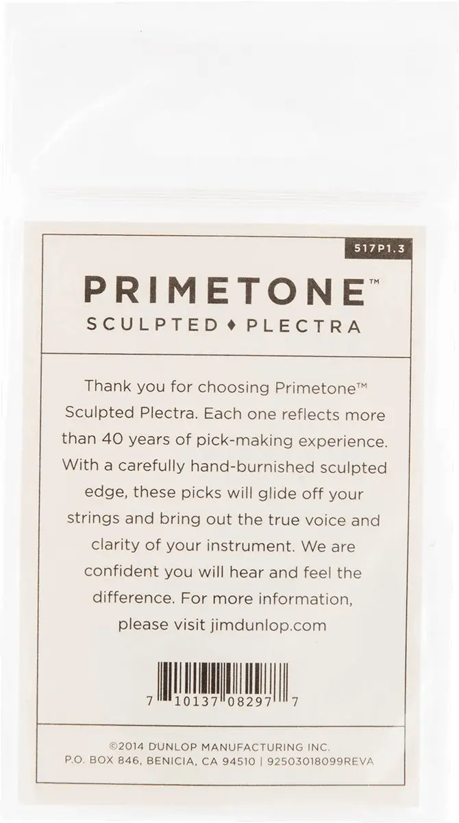 Dunlop Jim Dunlop Primetone Plectrum Small Tri 1.50mm - 3 Stuks