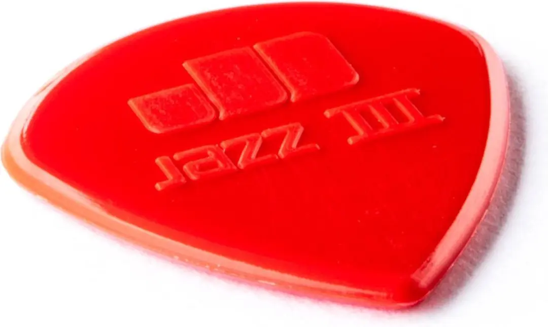 Dunlop Nylon Jazz III Plectrum - 6 Stuks Rood