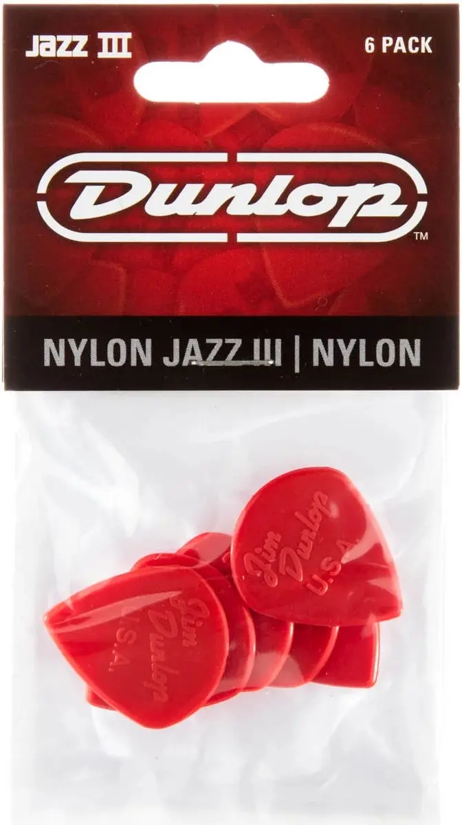 Dunlop Nylon Jazz III Plectrum