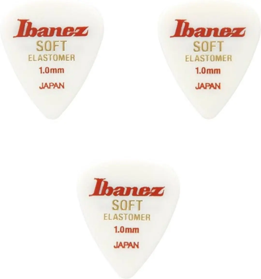 Ibanez BEL14ST10 Elastomer Plectrumset - Zacht