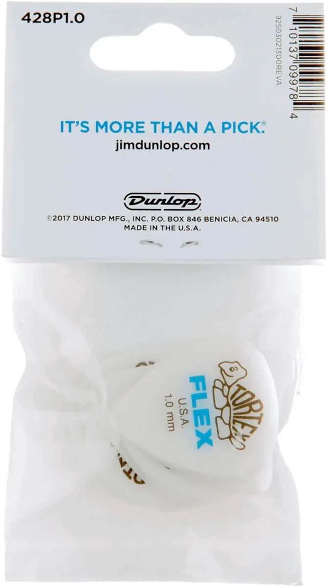 Dunlop Tortex Flex Standard Plectrum 1.00mm - 12 Stuks