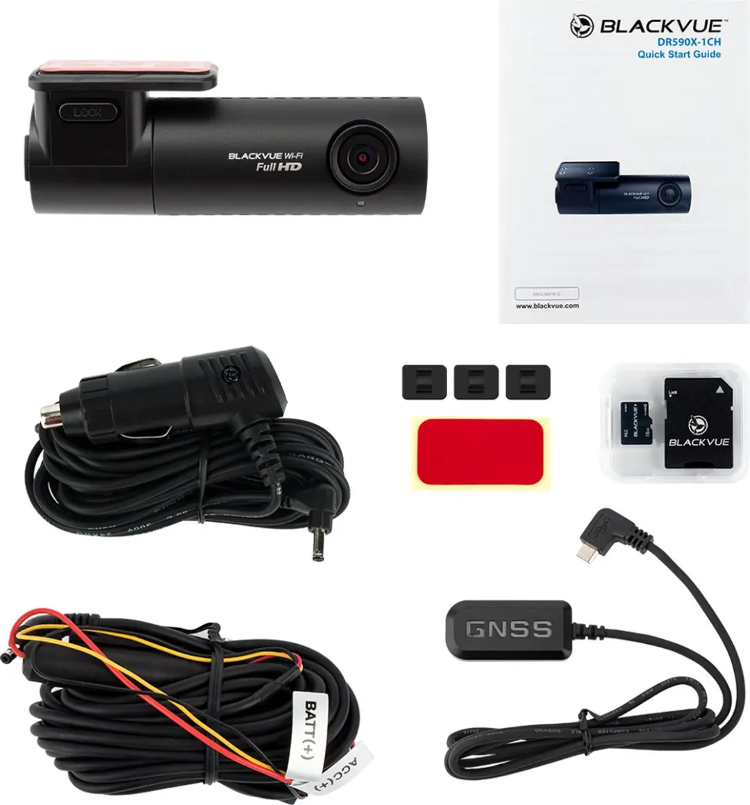 BlackVue DR590X-1CH Dashcam 2.1MP - Zwart