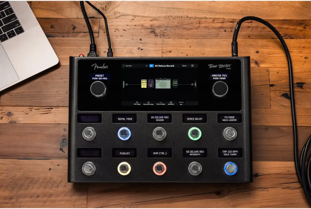 Fender Tone Master Pro Floor FX Modeler - Zwart