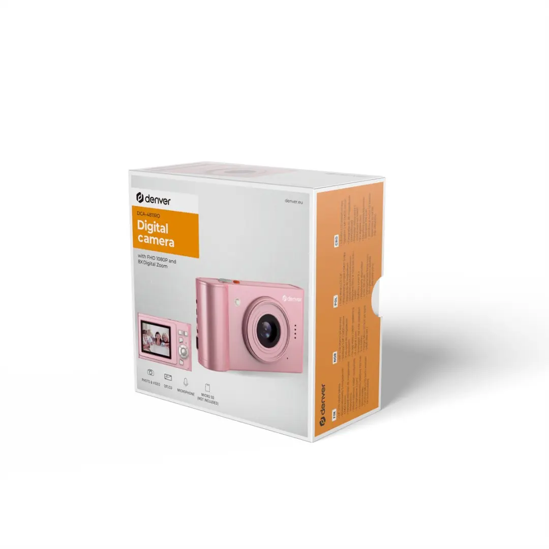 Denver DCA4811 Digitale Camera Full HD 48MP - Roze