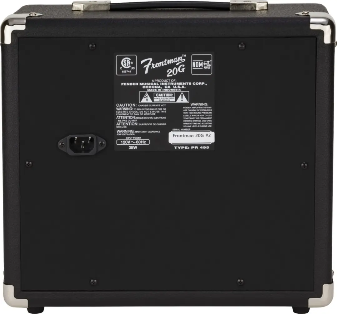 Fender Frontman 20G Gitaarversterker 25W - Zwart