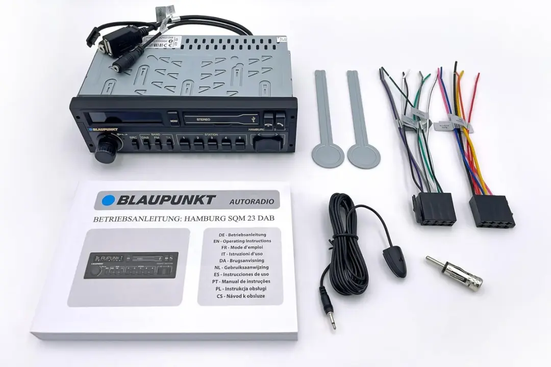 Blaupunkt Hamburg SQM 23 DAB Autoradio - DAB+ Bluetooth USB - Zwart