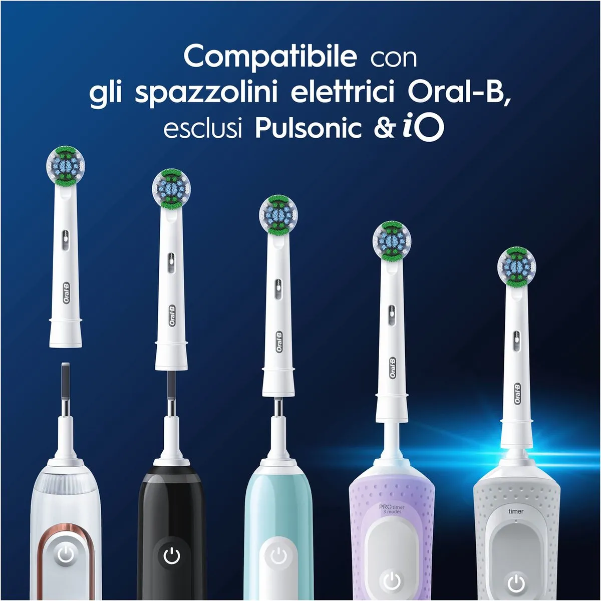 Oral-B Precision Clean PRO Opzetborstels 3 Stuks - Wit