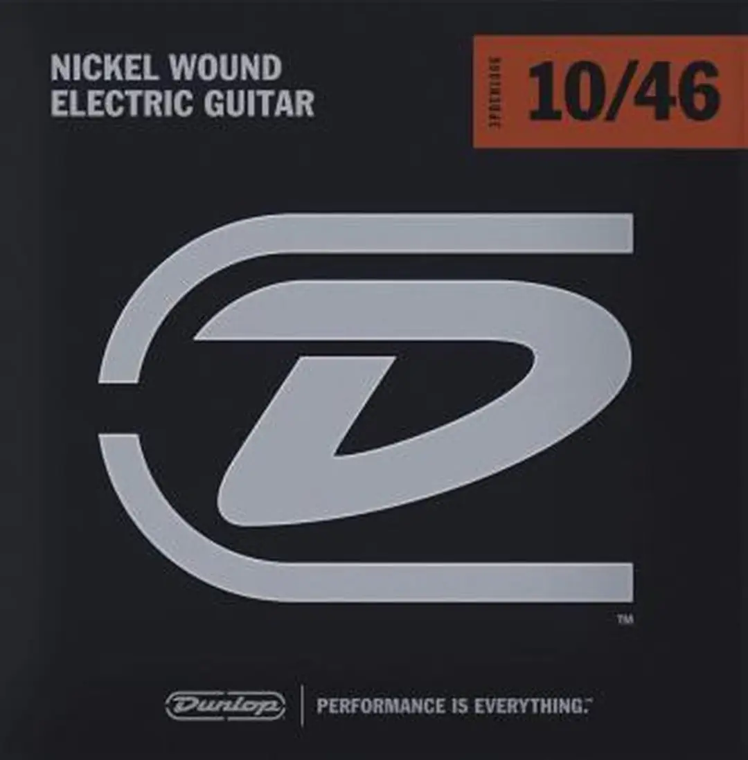 Dunlop 3PDEN1046 Medium Snaren - Nikkel - 6 Stuks