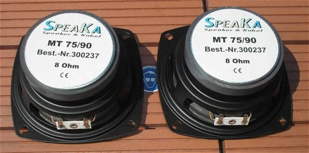 SpeaKa Professional 75/90 4.1 inch Luidspreker 75W - Zwart