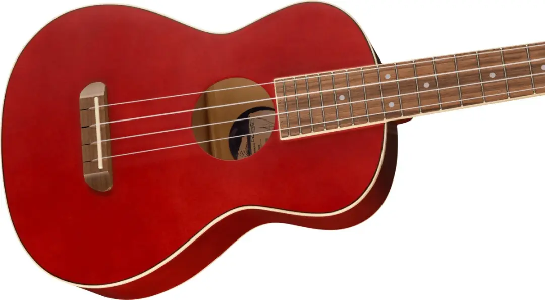 Fender Avalon Tenor Ukelele - 6 Snaren - Cherry Red