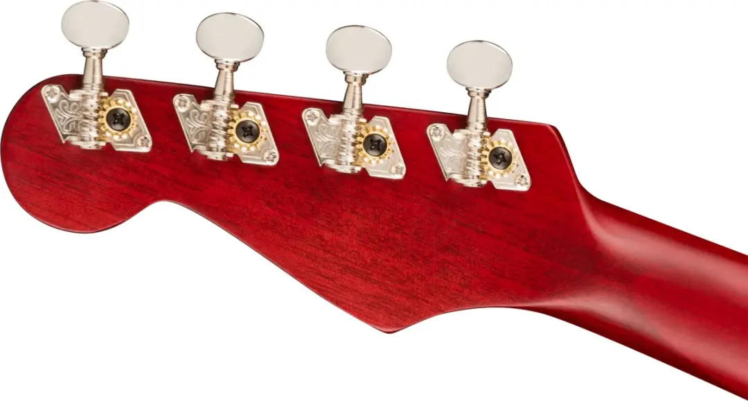 Fender Avalon Tenor Ukelele - 6 Snaren - Cherry Red