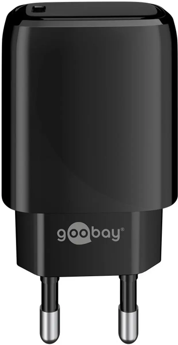 Goobay 65405 Universele AC Sneloplader - Zwart