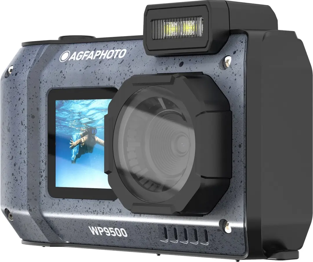 AgfaPhoto Realishot WP9500 Waterproof Camera - 24MP 4K 18x Zoom - Zwart