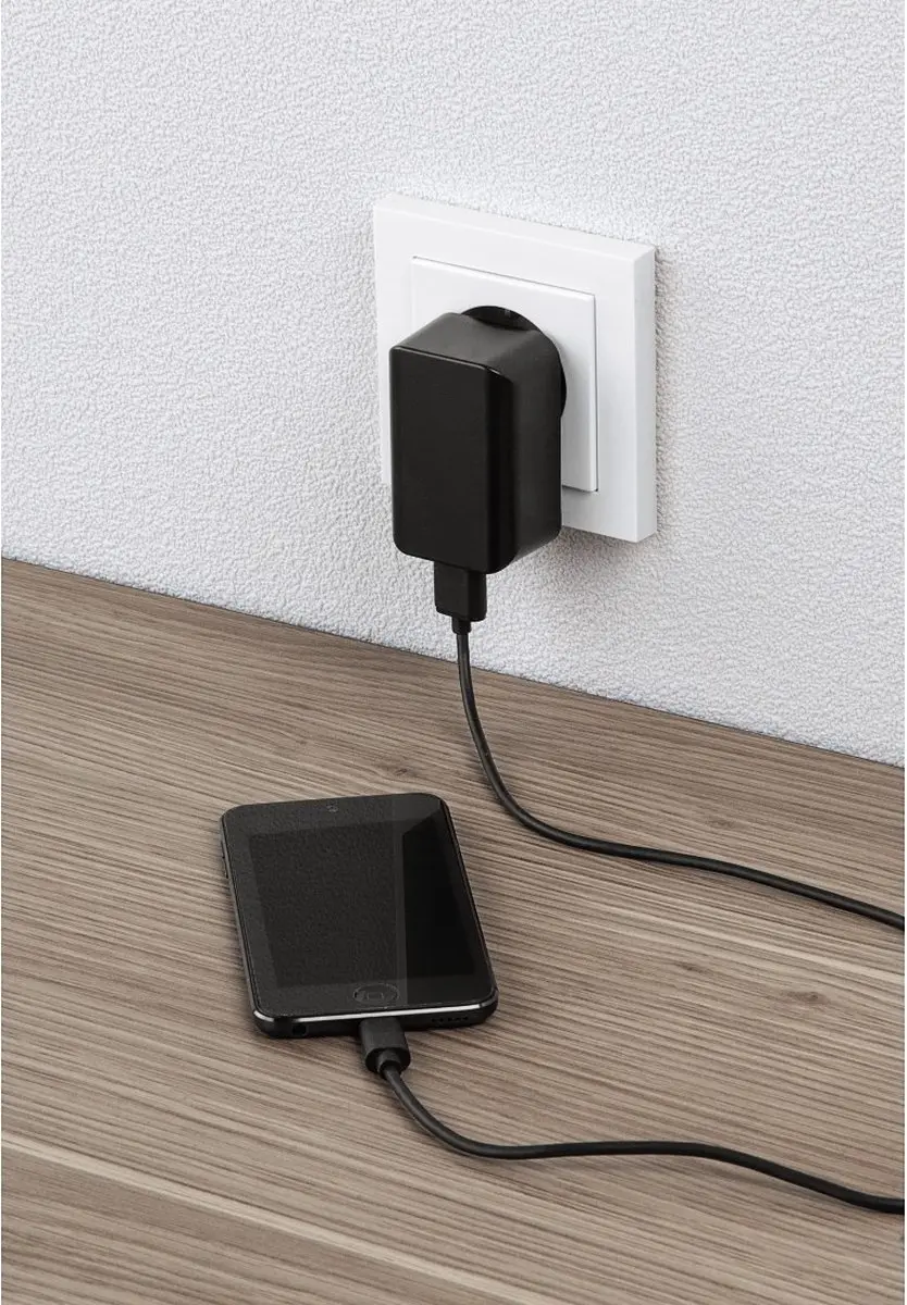 Hama USB Oplader 2x 2.1A - Zwart