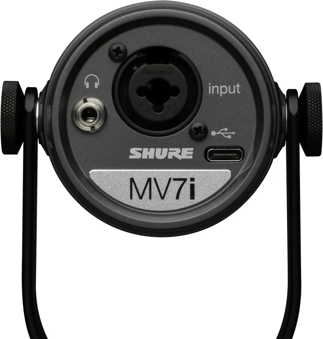 Shure MV7I Dynamische Microfoon - Zwart - afbeelding 6 van 6