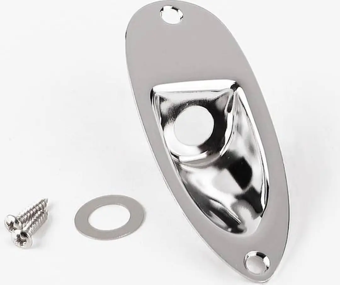 Fender Stratocaster Recessed Jack Ferrule Plate