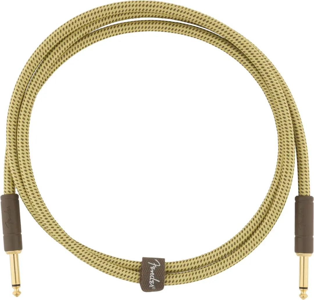 Fender Deluxe Series Instrumentenkabel 1.5m - Geel