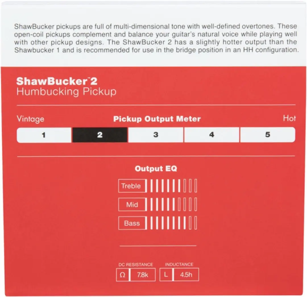 Fender ShawBucker 2 Humbucker Pickup