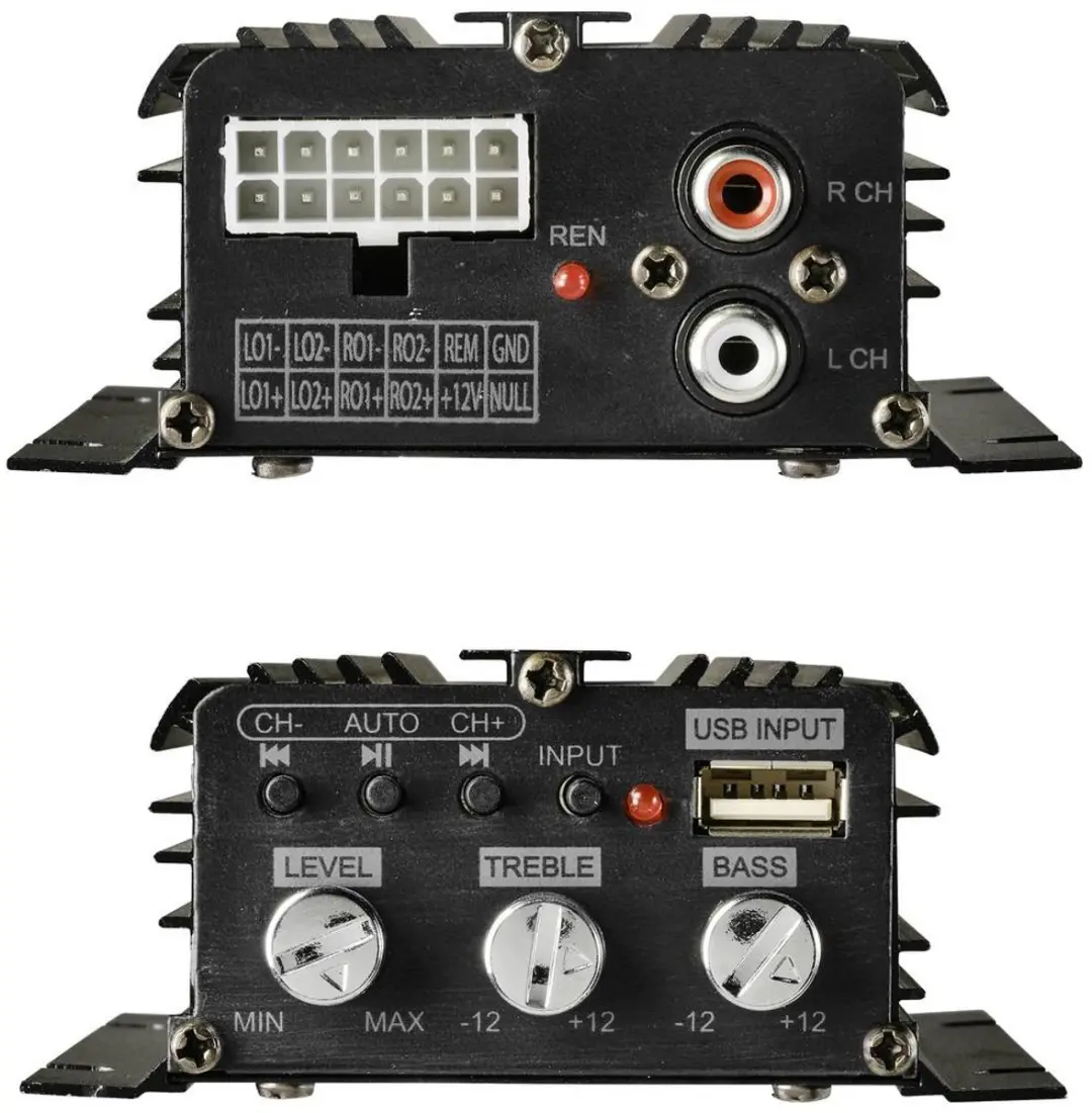 Renkforce RF-CMP-204 Versterker 200W - Zwart