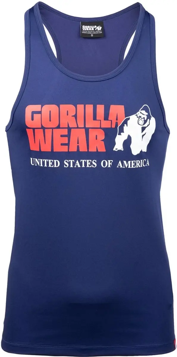 Gorilla Wear Classic Training Tank Top - Marineblauw M