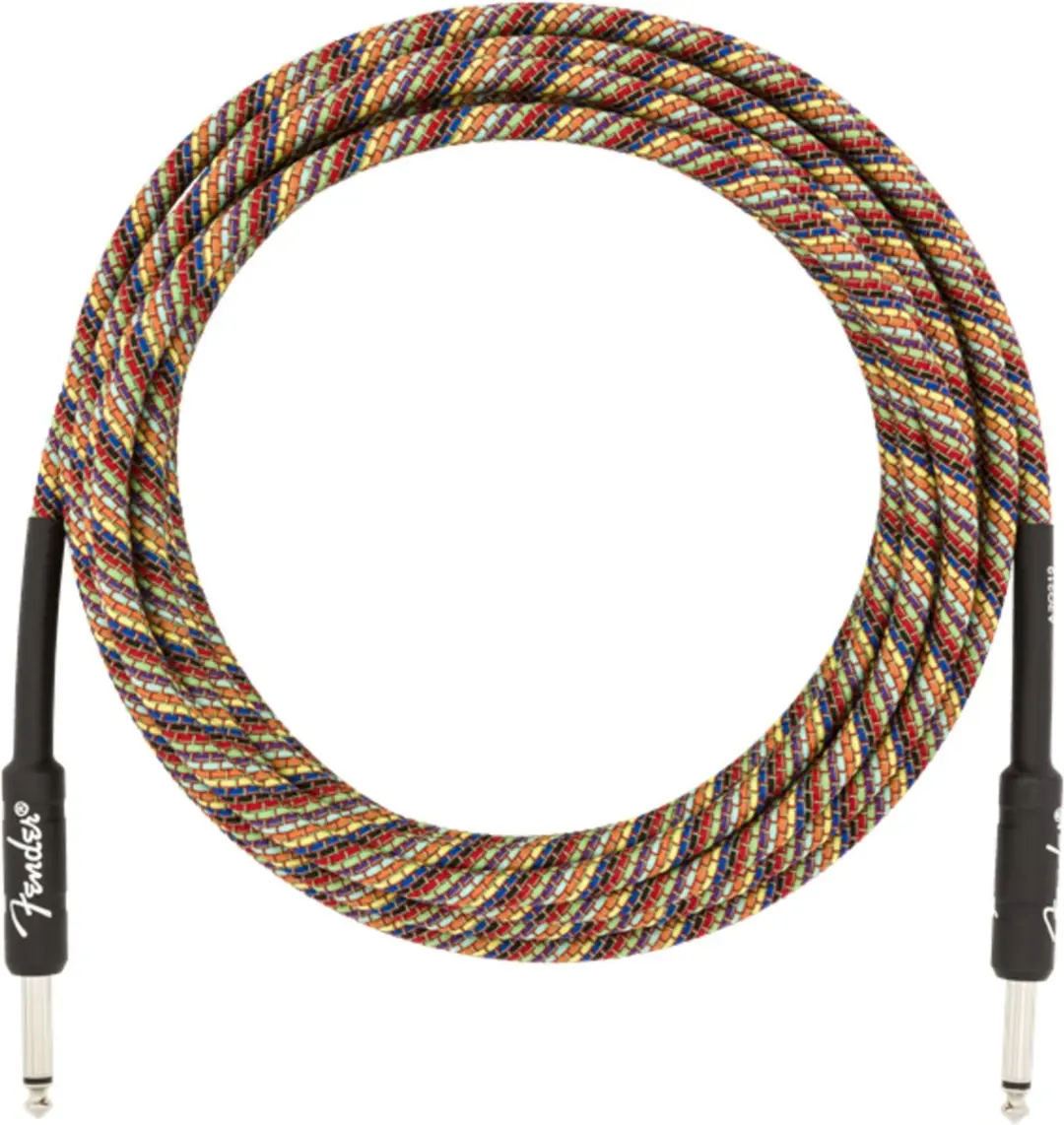 Fender Festival Instrumentenkabel 5.5m - Multicolor