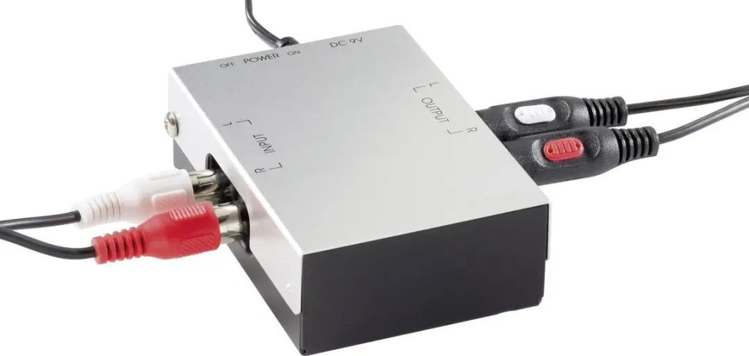 SpeaKa Professional Phonovoorversterker - Zilver-zwart