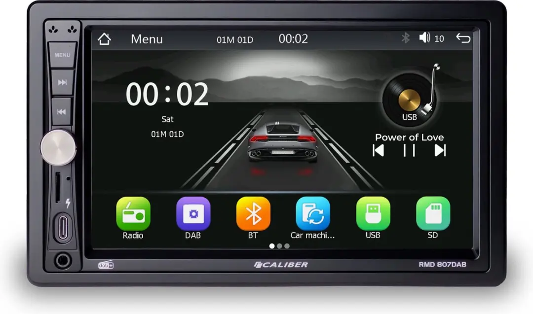 Caliber 2 Din Autoradio RMD807DAB