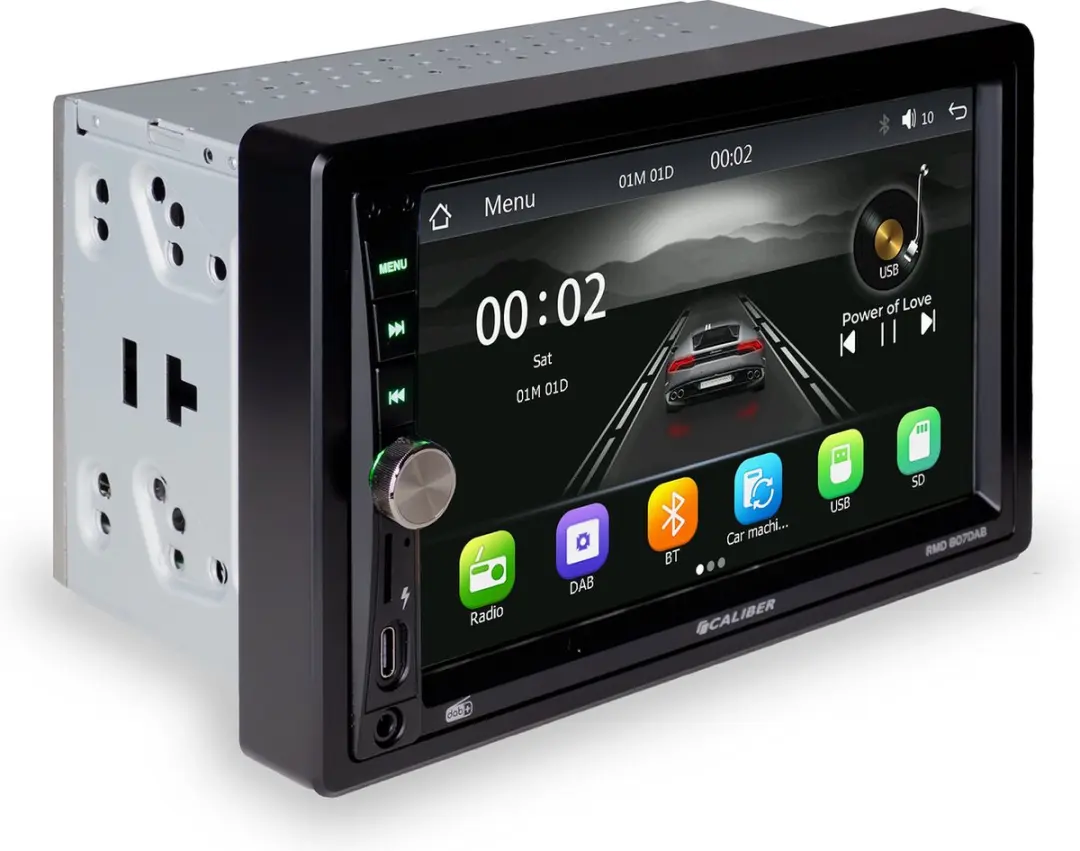 Caliber 2 Din Autoradio RMD807DAB - 7" Touchscreen - 4x75W - Zwart