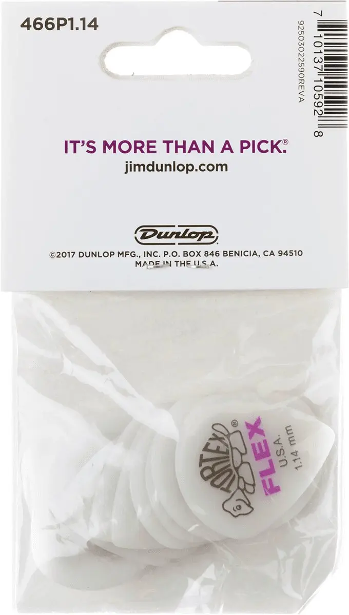 Dunlop Flex Jazz III XL Plectrum 1.14mm - 12 Stuks Paars