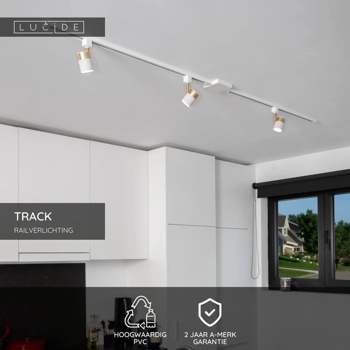 Lucide TRACK Eindkap Wit - Set van 2