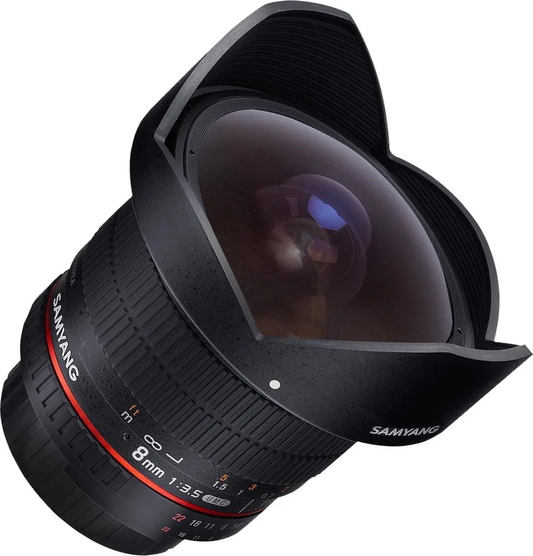 Samyang 8mm F3.5 CSII Fisheye - Fujifilm X - 58mm