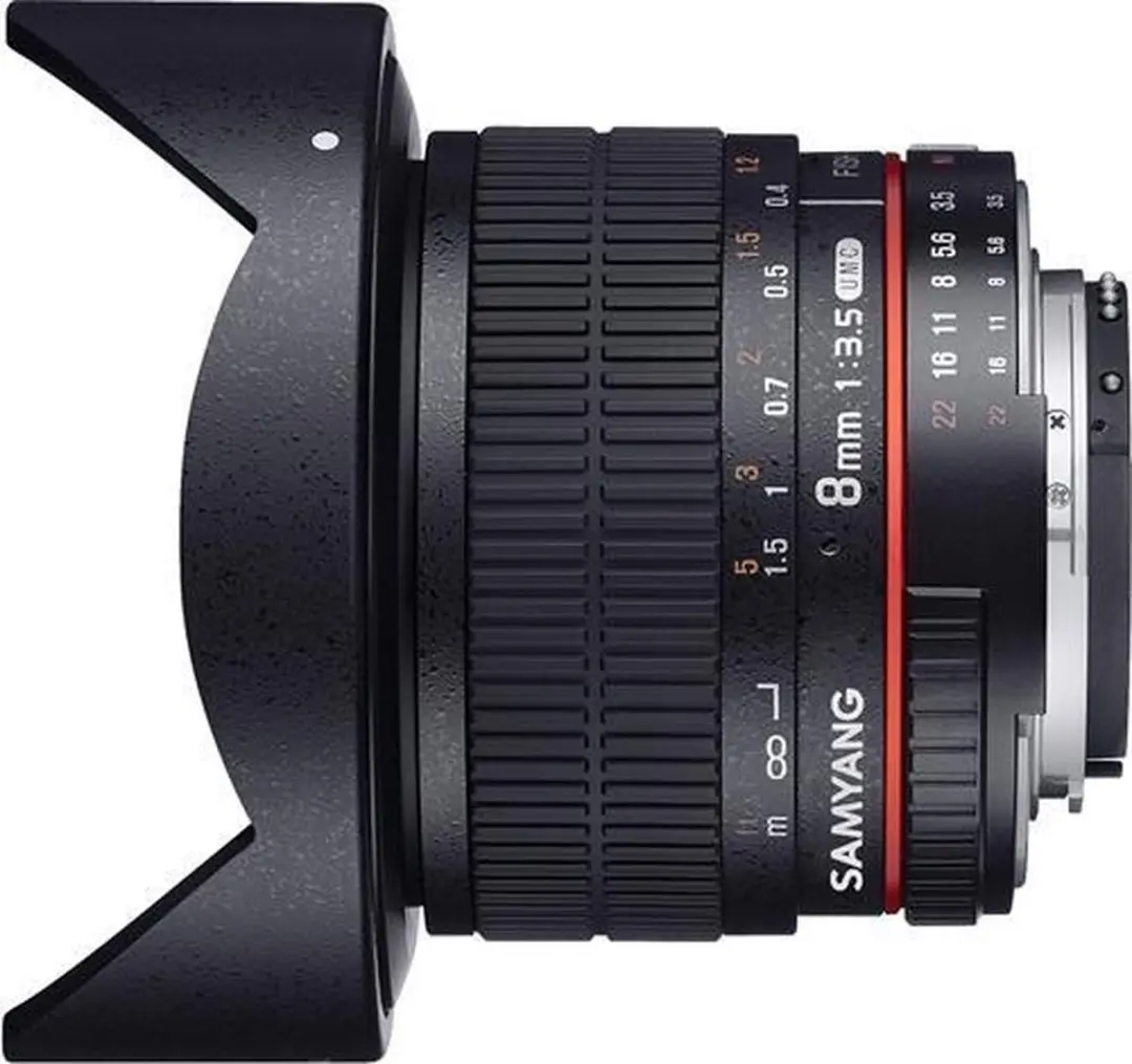 Samyang 8mm F3.5 CSII Fisheye - Fujifilm X - 58mm