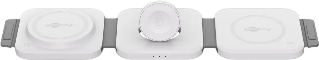 Goobay 65312 Universele USB Draadloze Oplader 15W - 3 Poorten - Wit