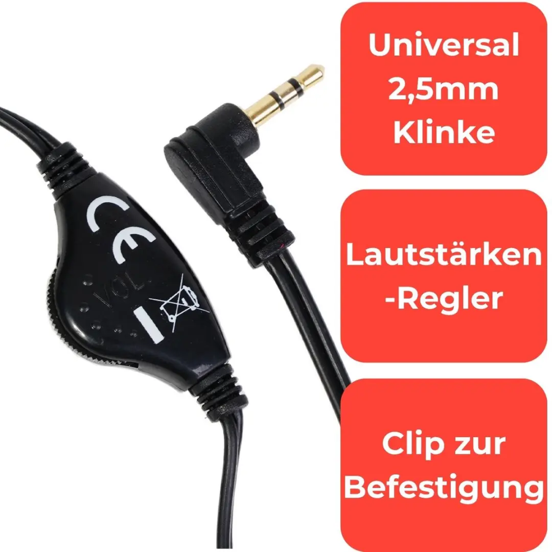 Hama 00201157 In-Ear Headset - Mono - Zwart/zilver