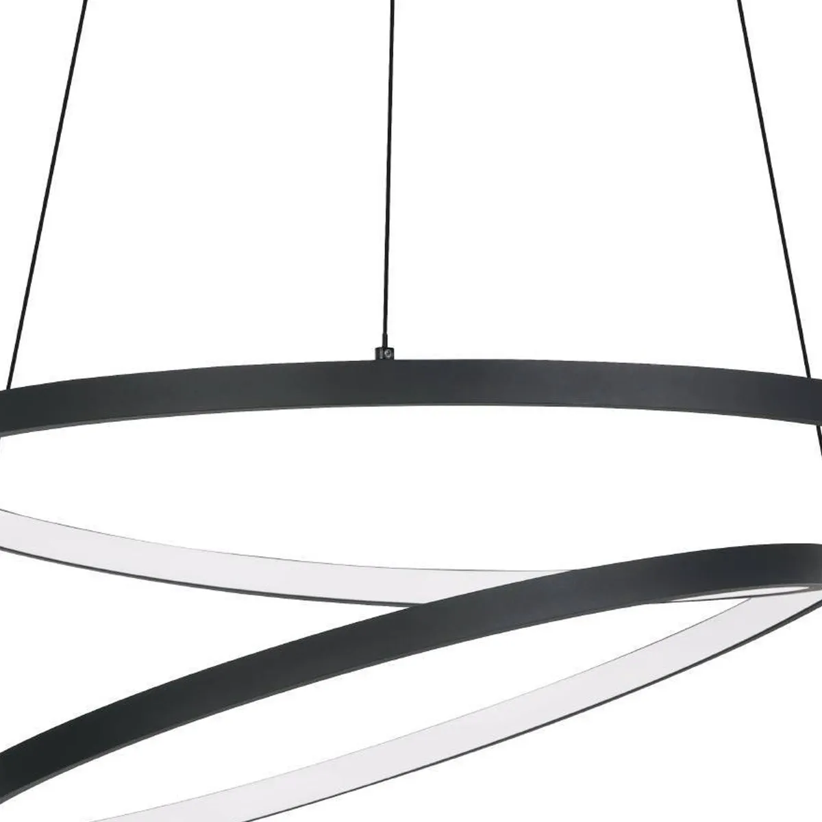 Eglo Ruotale Hanglamp Ø55cm - Zwart/Wit