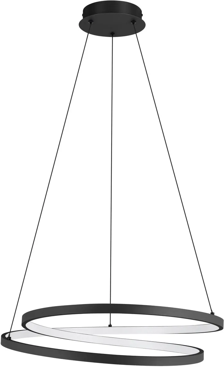 Eglo Ruotale Hanglamp Ø55cm - Zwart/Wit