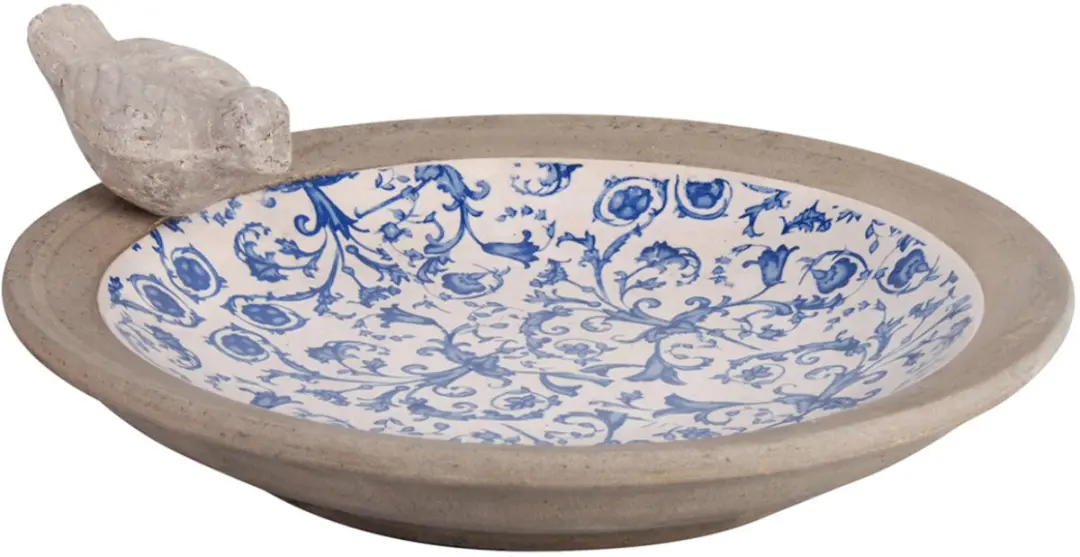 Esschert Design Keramiek Vogelbad Tafelmodel