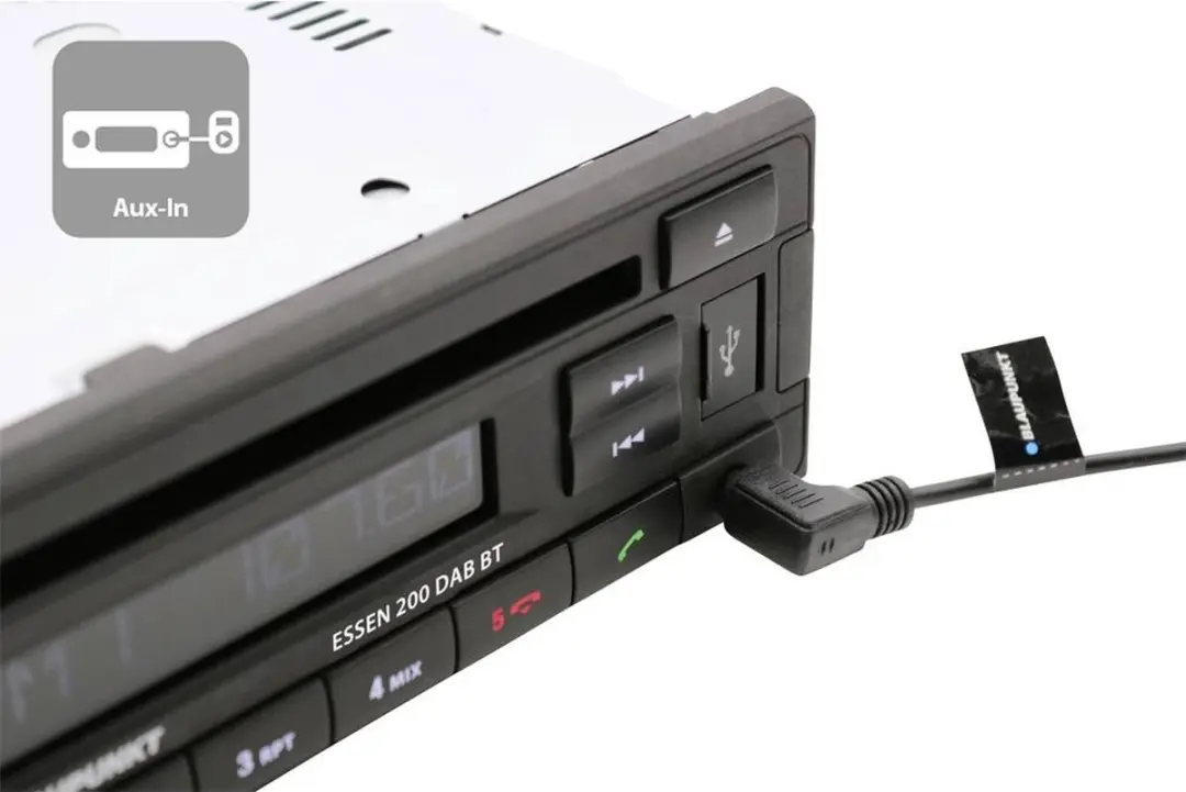 Blaupunkt Essen 200 DAB BT Autoradio - Enkel DIN - 50W - Zwart