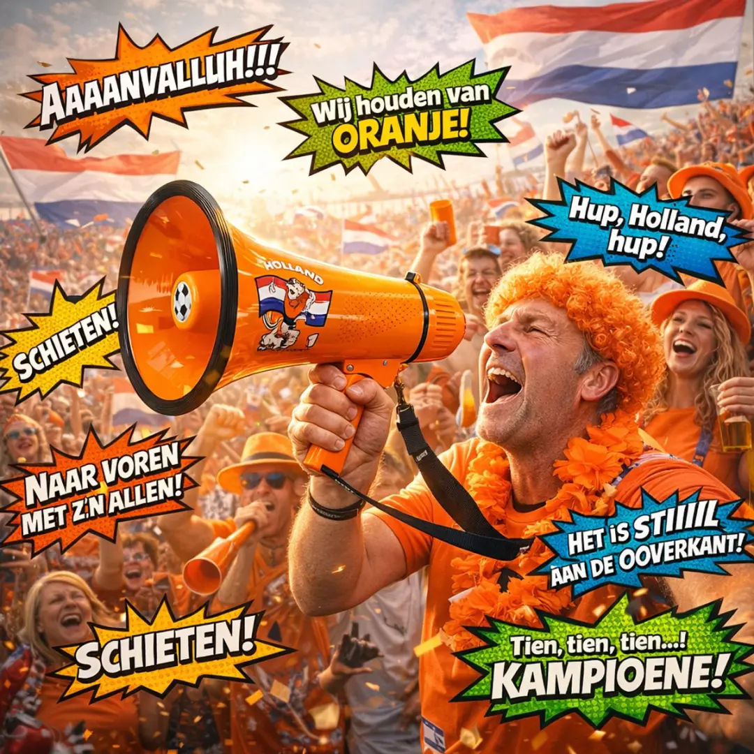 Alecto Oranje Megafoon EK Accessoires - Nederlands Elftal
