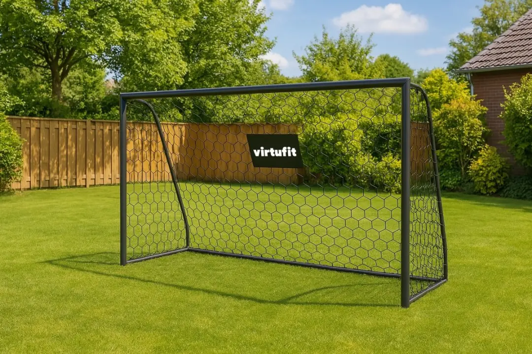Virtufit Voetbaldoel Premium 240x160cm - Zwart