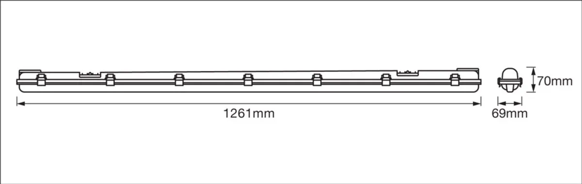 LEDVANCE Submarine 16W LED Plafondarmatuur - Koelwit 4000K - IP65