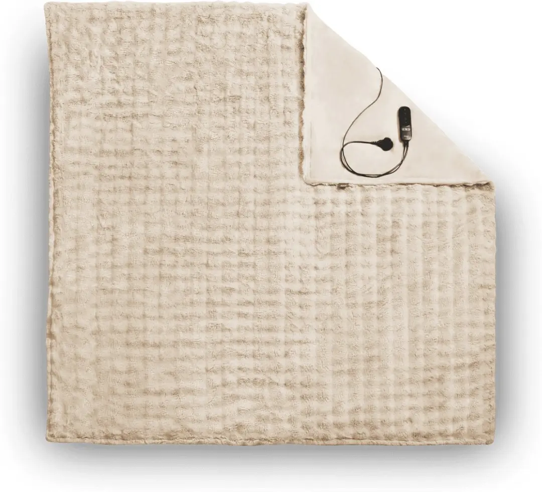 Duux Yentl Bubble DXOB11 Elektrisch Warmtedeken 200x200cm - 9 standen - Beige